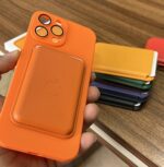 ولت جاکارتی مگ سیف چرمی اپل Magsafe Leather Wallet - Image 3