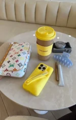 قاب گوشی آیفون lemon rhode به همراه پک اورجینال و لیپ گلاس - Image 2