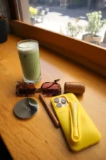 قاب گوشی آیفون lemon rhode به همراه پک اورجینال و لیپ گلاس - Image 3