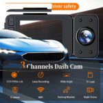 دوربین ثبت وقایع خودرو مدل 3 لنز RoadLens-F31-WiFi