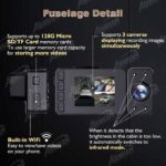 دوربین ثبت وقایع خودرو مدل 3 لنز RoadLens-F31-WiFi