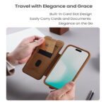 کیف کلاسوری نیلکین مدل Qin Pro Leather مناسب برای گوشی موبایل اپل iPhone 17 Pro Max
