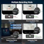 ست میکروفون یقه ای بیسیم مدل PD MAGENETIC MIC - Image 8
