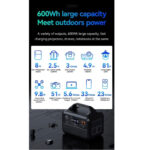 پاور استیشن جووی مدل HW02 P&W ظرفیت 600 وات ساعت